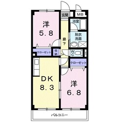 レカレクションの物件間取画像